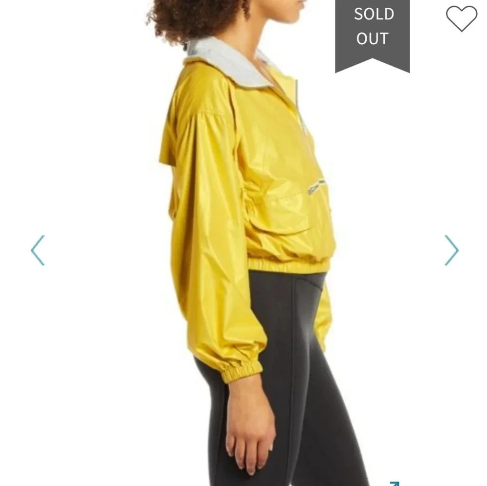 Free People movement reflective gold jacket Medium - Picture 11 of 11